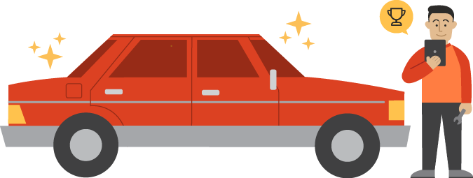 A fixed car